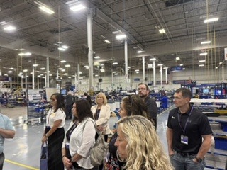 SCMWDP members during the monthly meeting at Diebold Nixdorf